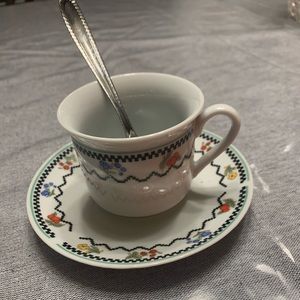12 piece VINTAGE CHINA PORCELAIN TEA SET